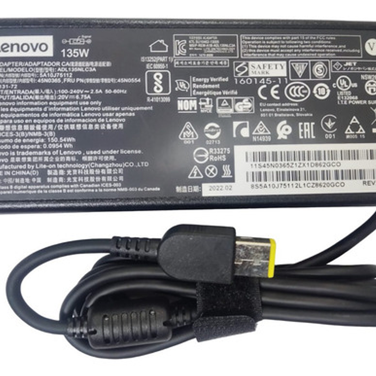 Cargador Thinkpad W510 1