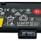 Batería Lenovo Thinkpad T470 T480 T570 T580 P51s Batería Negro - Miniatura 2