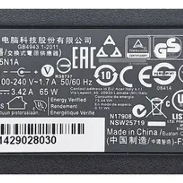 Cargador Para Acer A315-21-95kf-us 3