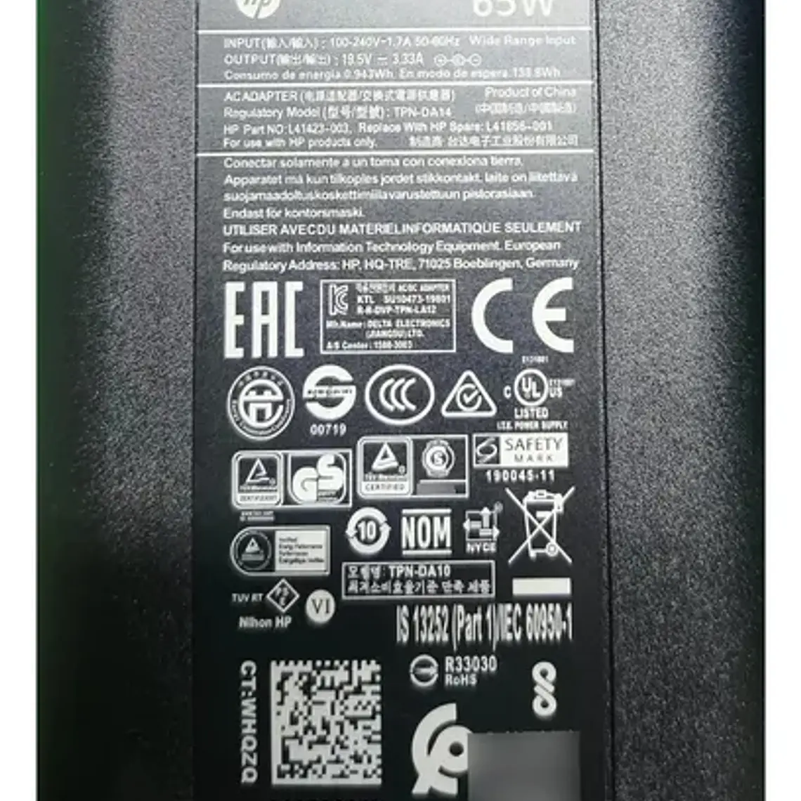 Cargador Para Serie Hp Envy 6 3
