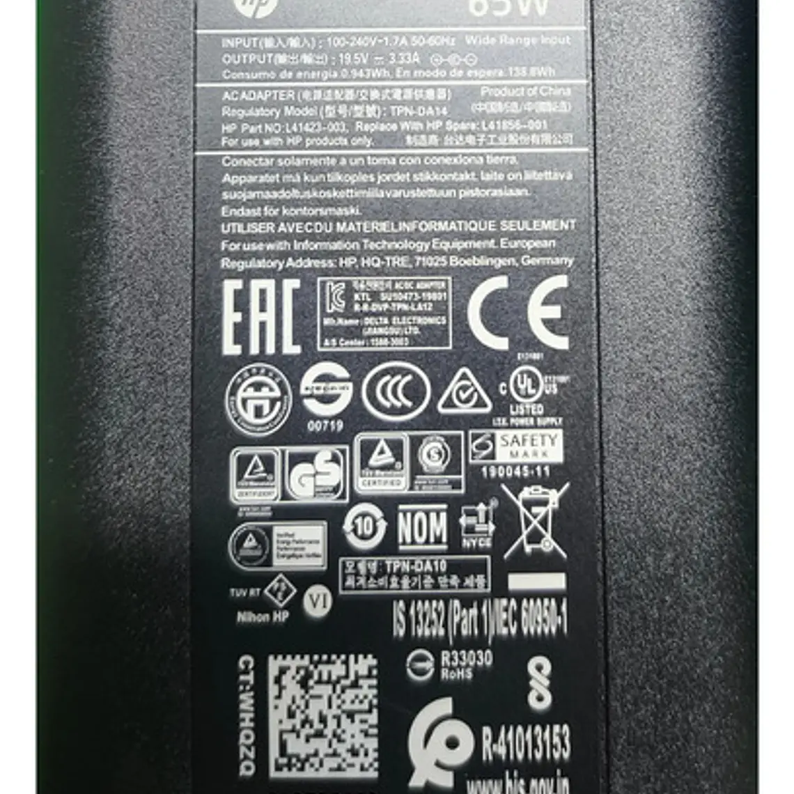 Cargador Para Hp Pavilion 15-e055eia 3