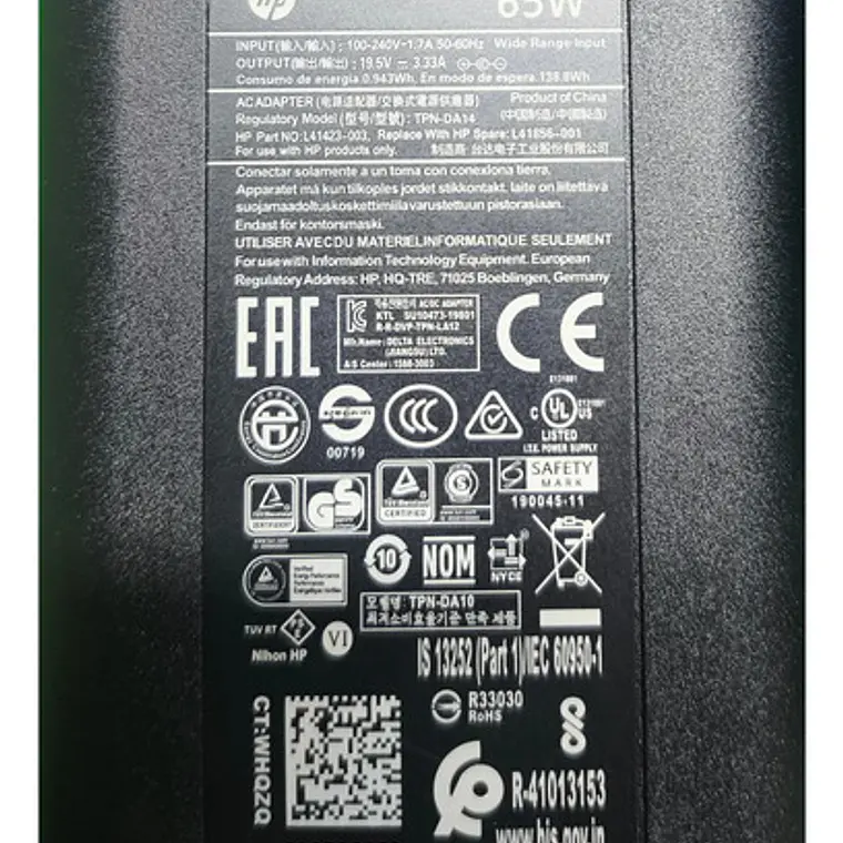 Cargador Para Hp Pavilion 15-e055eia 3