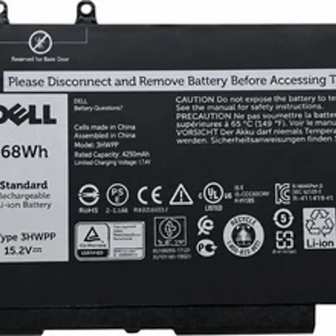 Bateria Para Dell Latitude 5510 1