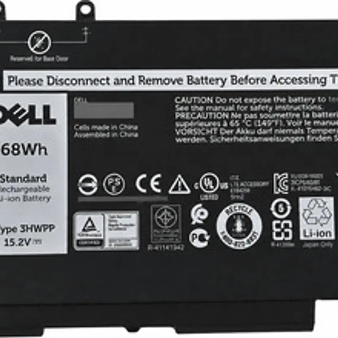 Bateria Para Dell Latitude 5511 1