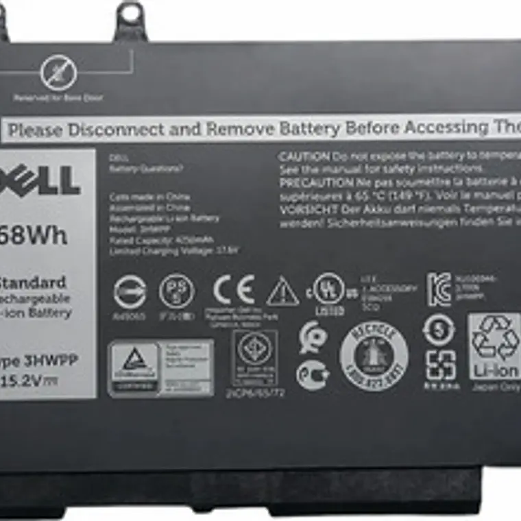 Bateria Para Dell Inspiron 17 7506 2-in-1 (black Únicamente) 1