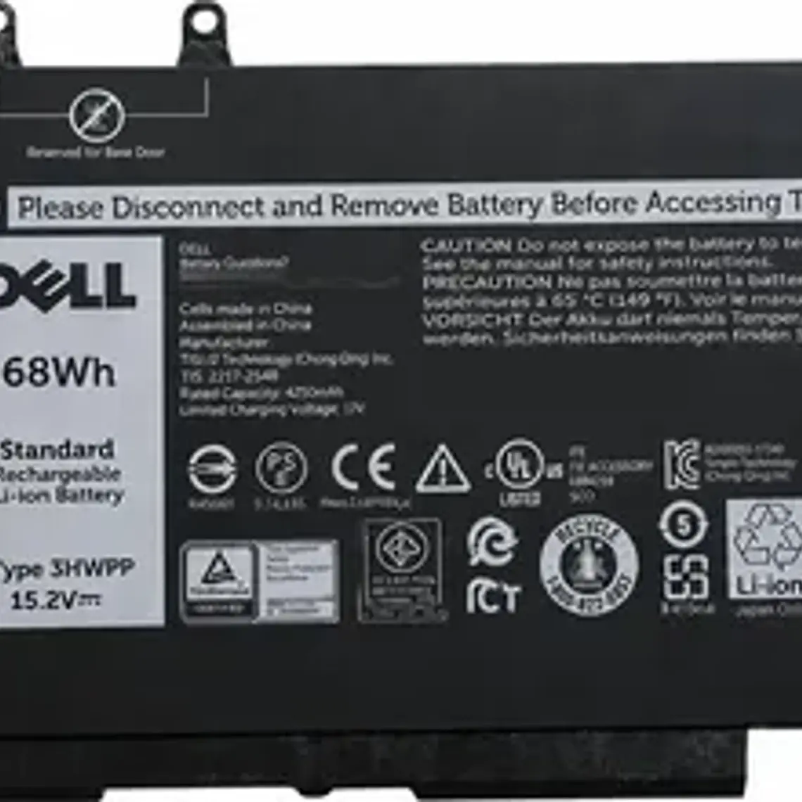Bateria Para Dell T6dc2 1