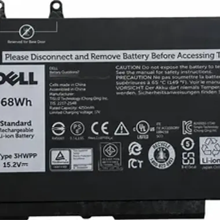 Bateria Para Dell T6dc2 1