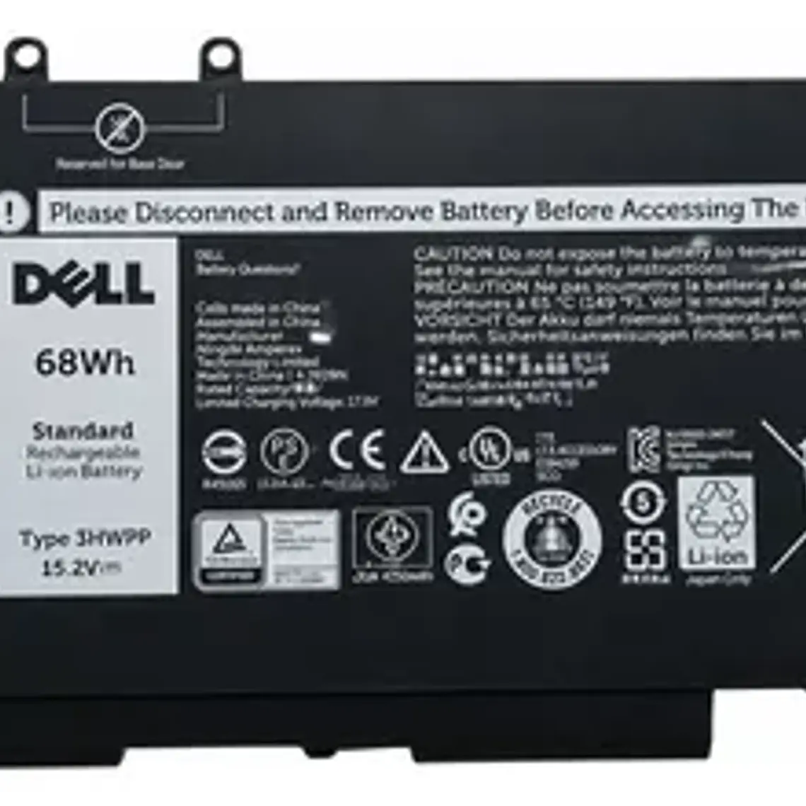 Bateria Para Dell Precision 3541 1