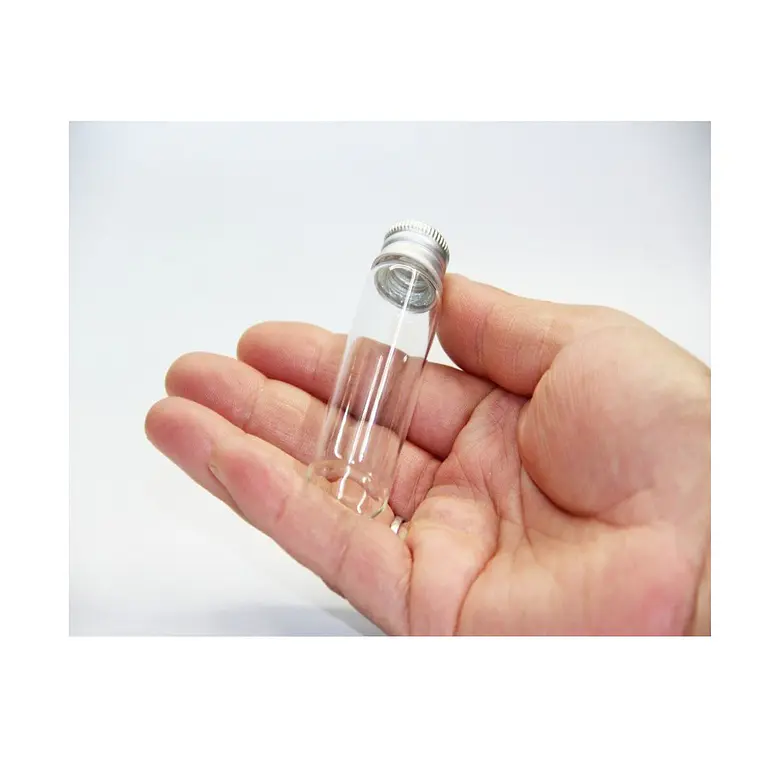 12 Frascos Vidrio 22x70 mm Tapa Rosca 18 ml 4