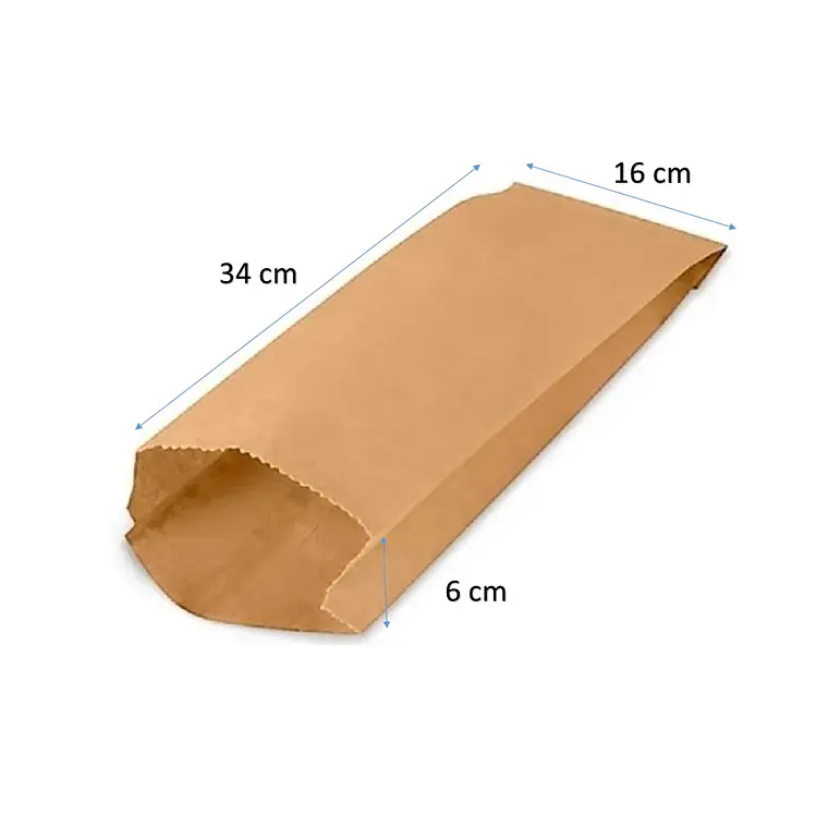 100 Bolsas De Papel Kraft Para 3 Kilos 1