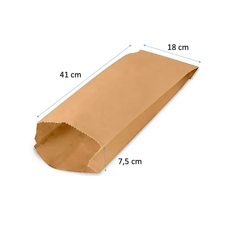100 Bolsas De Papel Kraft Para 5 Kilos 1
