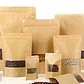 9 Muestras Bolsas Doypack kraft con ventana - Miniatura 1