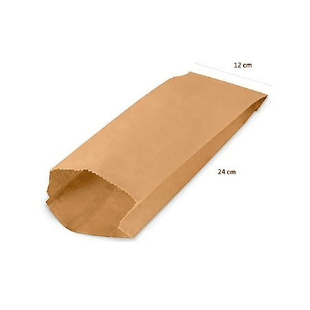 100 Sacos De Papel Kraft Para 1 Kilo