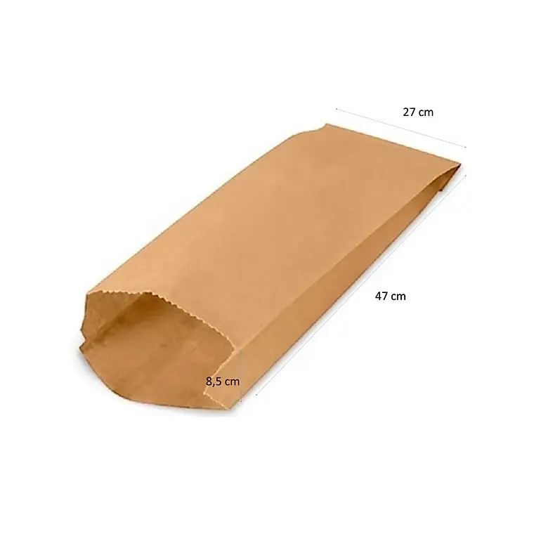 100 Bolsas De Papel Kraft Para 7 Kilos  2