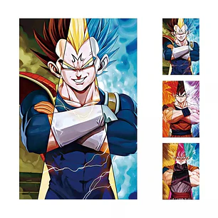 Poster 3d Lenticular 30x40cm Pvc Dragon Ball 3