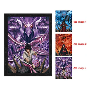 Poster 3d Lenticular 30x40cm Pvc Naruto 2
