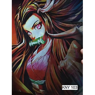 Poster 3d Pvc 30x40 cm Kimetsu no yaiba 3