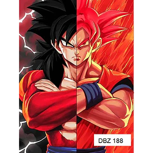 Poster 3D Pvc 30x40 cm Dragon Ball DBZ188