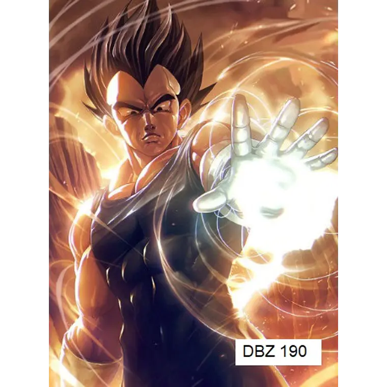 Poster 3D Pvc 30x40 cm Dragon Ball DBZ190 1