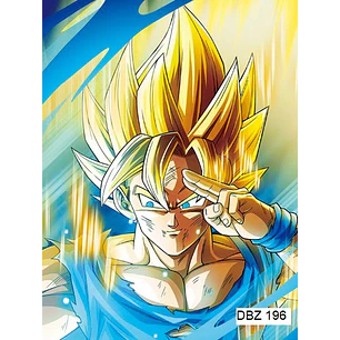 Poster 3D Pvc 30x40 cm Dragon Ball DBZ196
