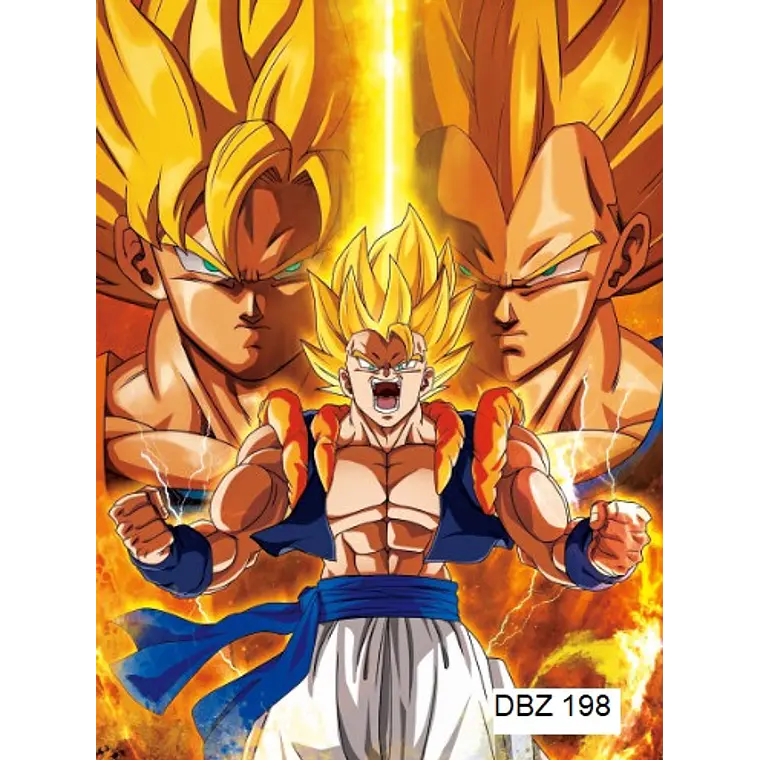 Poster 3D Pvc 30x40 cm Dragon Ball DBZ198 1