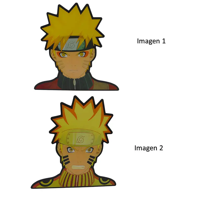 Stickers 3D Lenticular Naruto 2 3