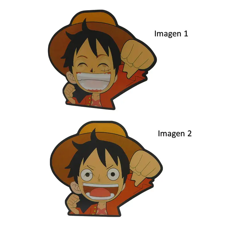 Stickers 3D Lenticular One Piece 1 3
