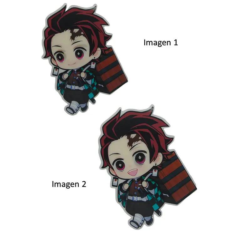Stickers 3D Lenticular Tanjiro 1 Kimetsu No Yaiba 3