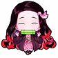 Stickers 3D Lenticular Nezuko Kimetsu No Yaiba 2 - Miniatura 2