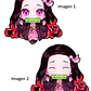 Stickers 3D Lenticular Nezuko Kimetsu No Yaiba 2 - Miniatura 3