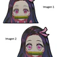 Stickers 3D Lenticular Nezuko Kimetsu No Yaiba 4 - Miniatura 3