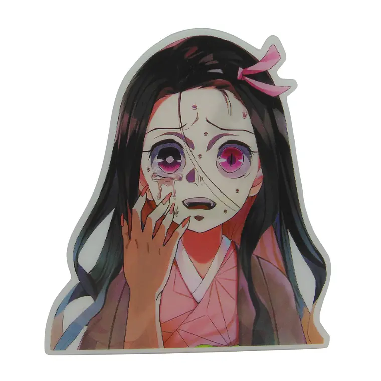 Stickers 3D Lenticular Nezuko Kimetsu No Yaiba 5 2