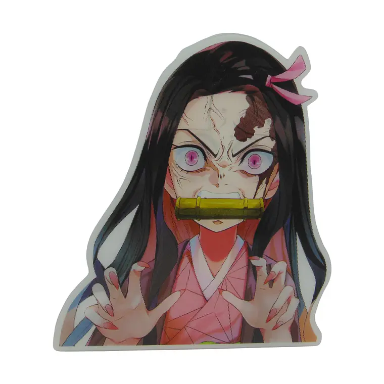 Stickers 3D Lenticular Nezuko Kimetsu No Yaiba 5 3