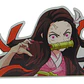 Stickers 3D Lenticular Nezuko Kimetsu No Yaiba 6 - Miniatura 2