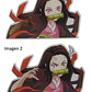 Stickers 3D Lenticular Nezuko Kimetsu No Yaiba 6 - Miniatura 3