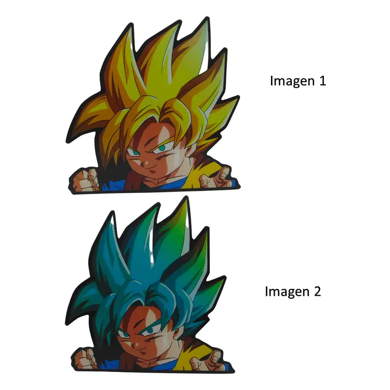 Stickers 3D Lenticular Dragon Ball 1 3
