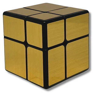 Cubo 2x2 Qiyi Mirror Dorado