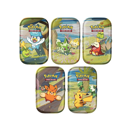 Mini Lata Pokémon Amigos de Paldea original