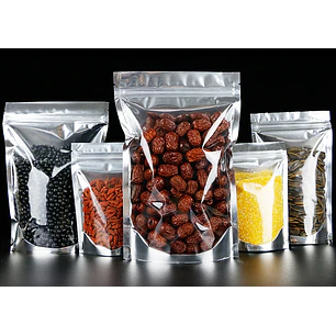 8 Muestras Bolsas Doypack Aluminio Full Ventana