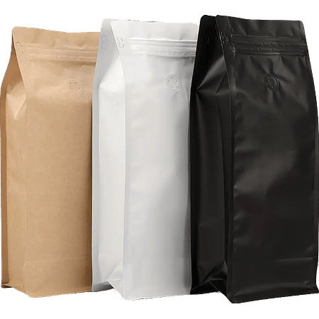 Muestras Bolsas para Café de Aluminio Colores