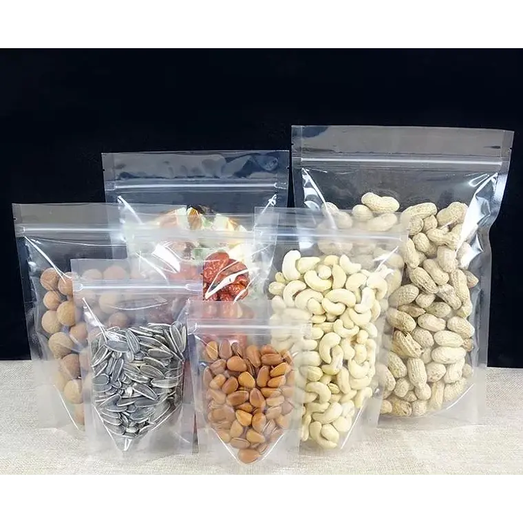 12 Muestras Bolsas Doypack 75 Micras Transparentes 6 Medidas 1