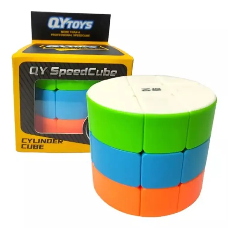 Cubo Cilindrico Cylinder 3x3 Qiyi Stickerless 3