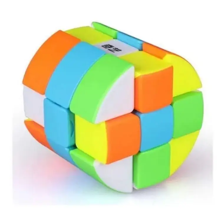 Cubo Cilindrico Cylinder 3x3 Qiyi Stickerless 4
