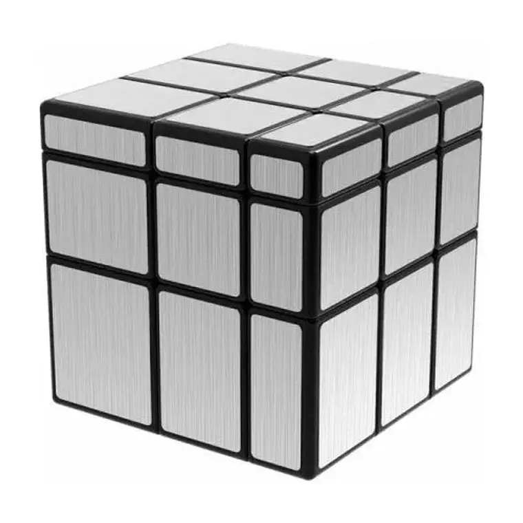 Cubo 3x3 Qiyi Mirror Plateado 1