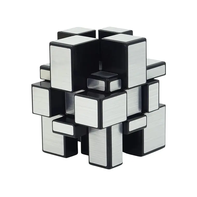 Cubo 3x3 Qiyi Mirror Plateado 3