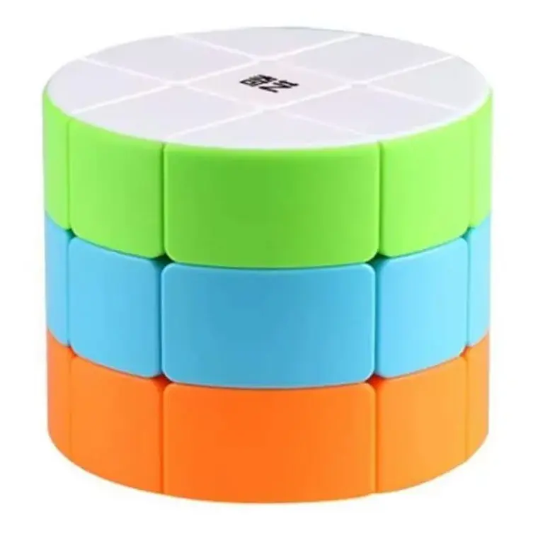 Cubo Cilindrico Cylinder 3x3 Qiyi Stickerless 1