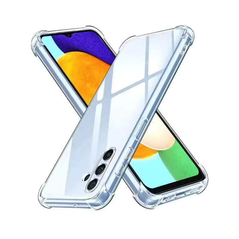 Carcasa Para Samsung A14 Silicona Transparente 1