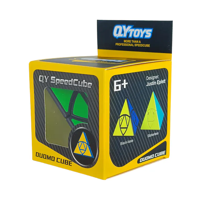 Pyraminx Duomo Qiyi Base Negro 2