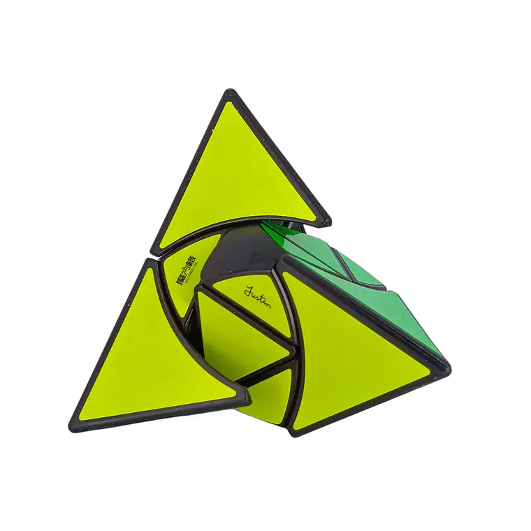 Pyraminx Duomo Qiyi Base Negro 3