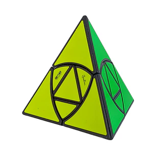 Pyraminx Duomo Qiyi Base Negro